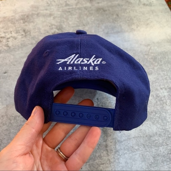 King Dome Alaska Airlines Embroidered Hat Cap Seattle Washington - Picture 3 of 6